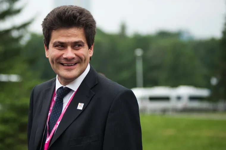 Торжественная церемония открытия международной промышленной выставки Иннопром-2018. Екатеринбург , высокинский александр, улыбка