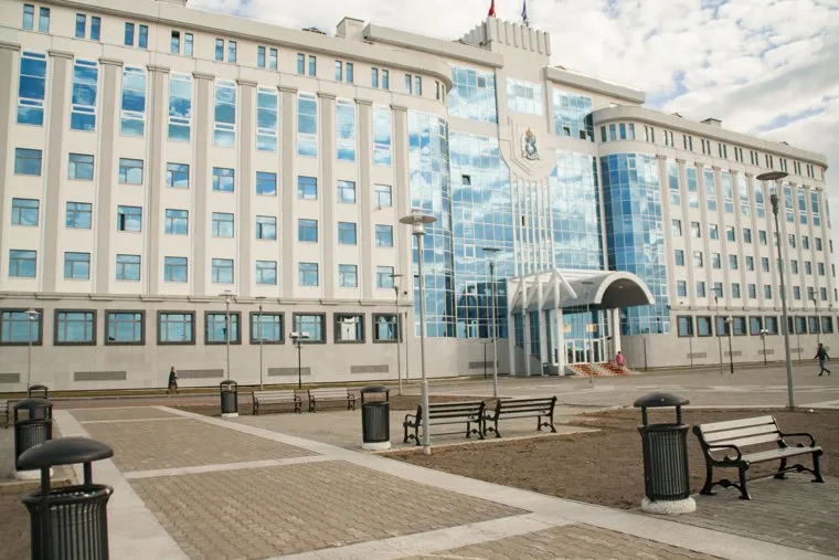 На работу на велосипеде. Салехард, правительство янао