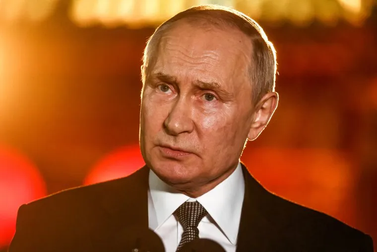 Заключительная пресс-конференция президента России Владимира Путина по окончанию визита в Китай. Пекин, КНР