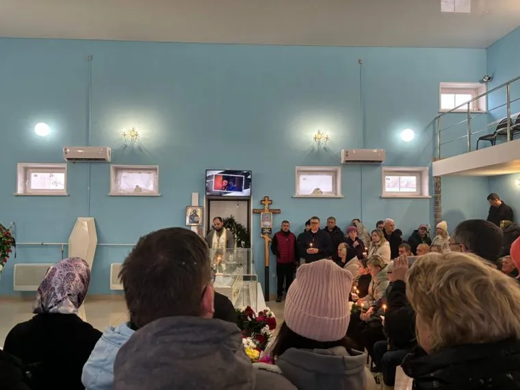Похороны Елены Манжосовой, Коркино