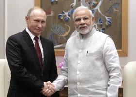 Путин прибыл в президентский дворец в Нью-Дели