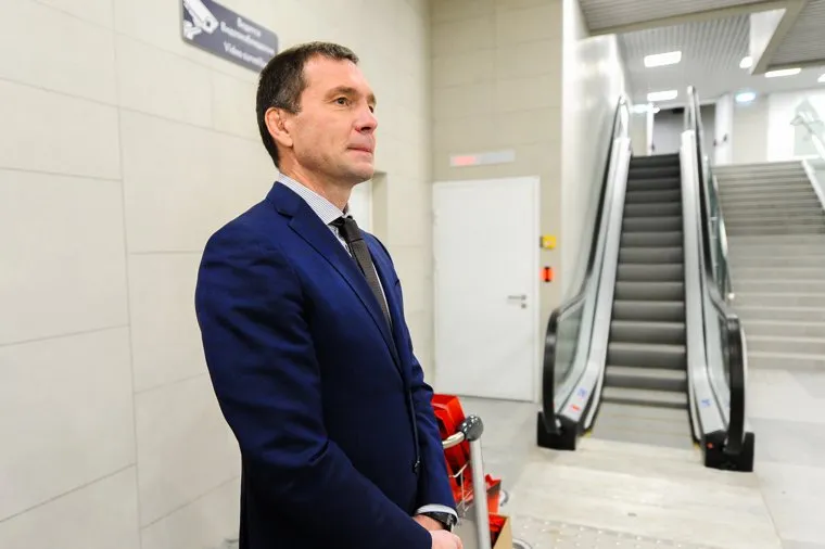 Новый терминал внутренних авиалиний в аэропорту «Курчатов». Челябинск