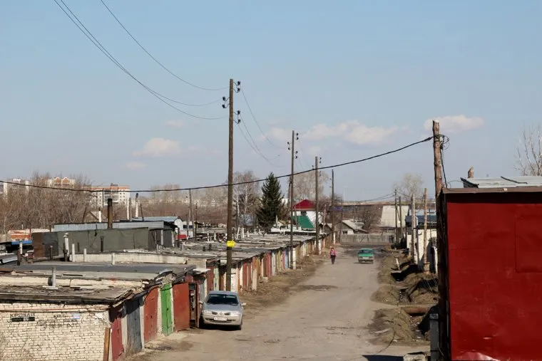 ПаводокКурган, гаражи