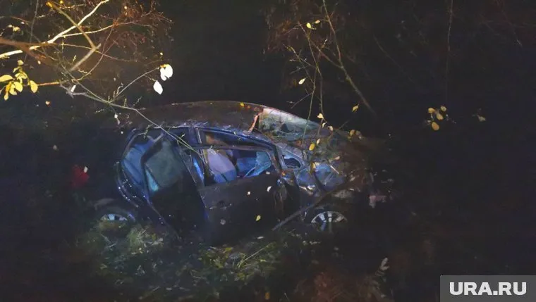 Кира находилась в Toyota Auris, когда автомобиль опрокинулся