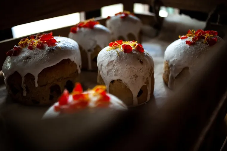 Домашние куличи к Пасхе. Свердловская область, Сысертский район, село Аверинское