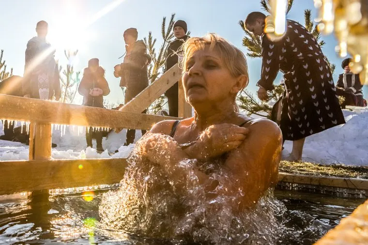 Крещенские купания. Курган