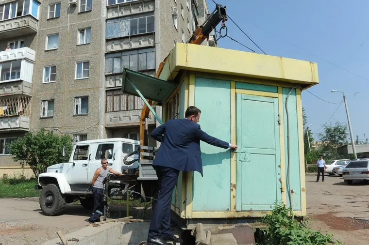 Снос парковок Челябинск, демонтаж, галкин александр, снос будки парковки