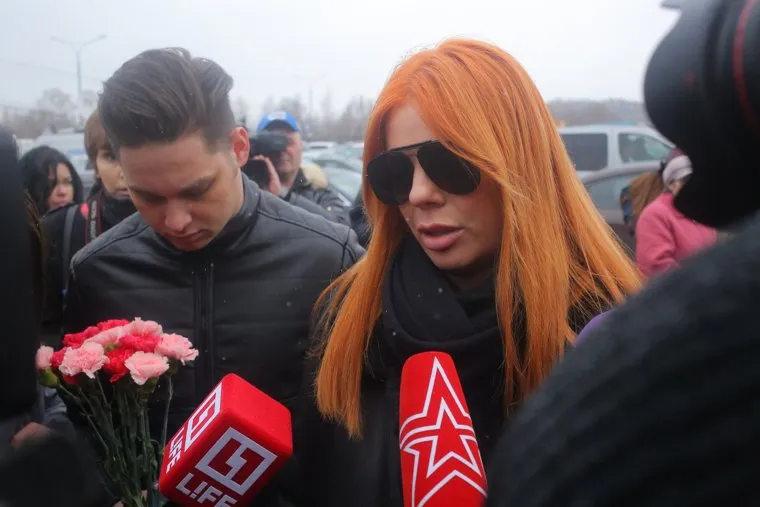 Похороны Юлии Началовой. Москва