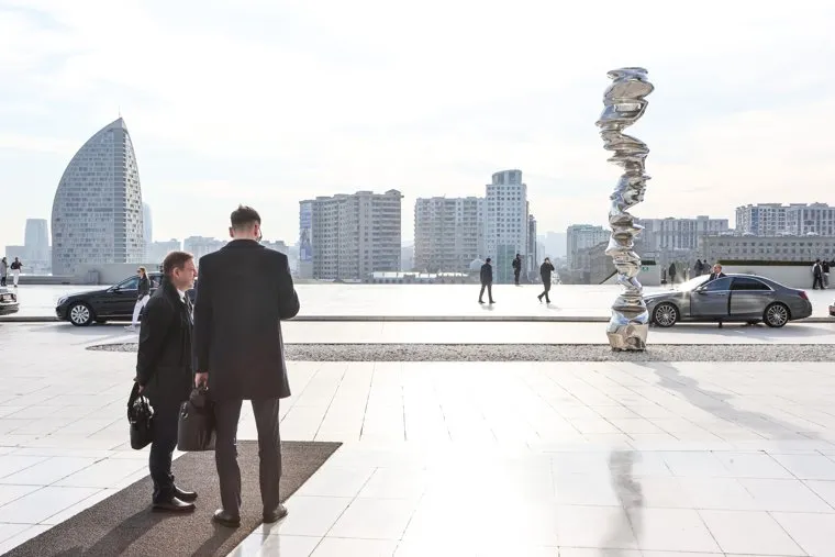 Михаил Мишустин на Азербайджано-Российском форуме. Баку