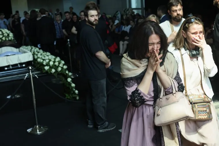 Прощание с Юрием Шатуновым, траурный зал. Москва