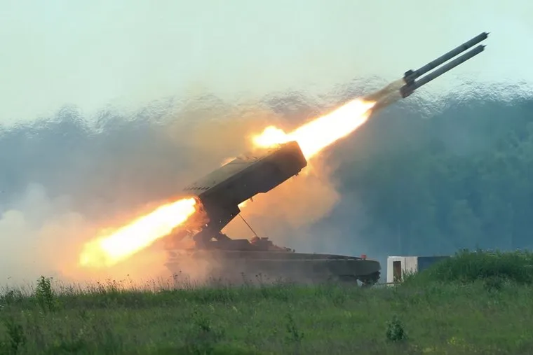 Огнеметы «Солнцепек» покажут на выставке в Минске (архивное фото)