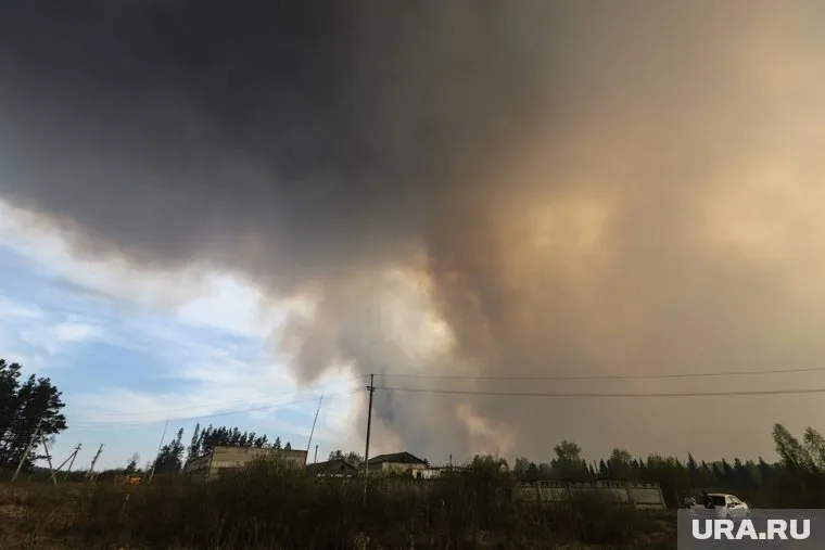 Новоуральск заволокло дымом