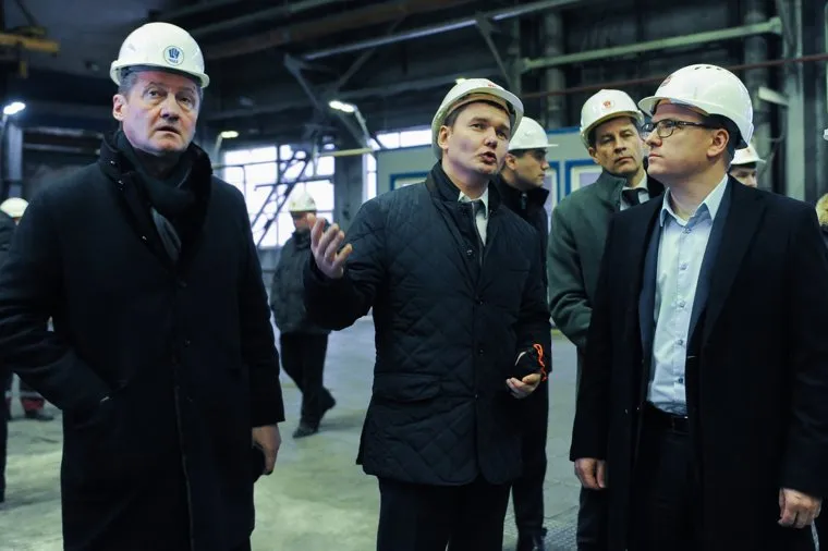 Визит Алексея Текслера на ПАО «Челябинский цинковый завод» и участие в открытии кислородной станции. Челябинск