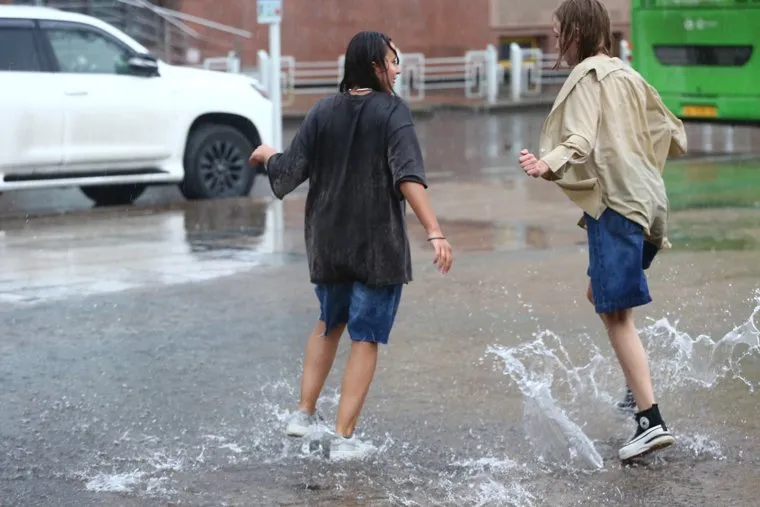 Ливень. Тюмень