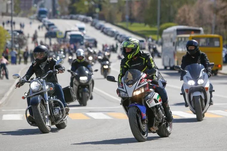 Открытие сезона байкеров. Екатеринбург