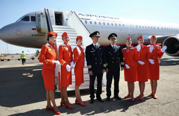 Самолет компании «Аэрофлот» прилетел из Москвы в Краснодар