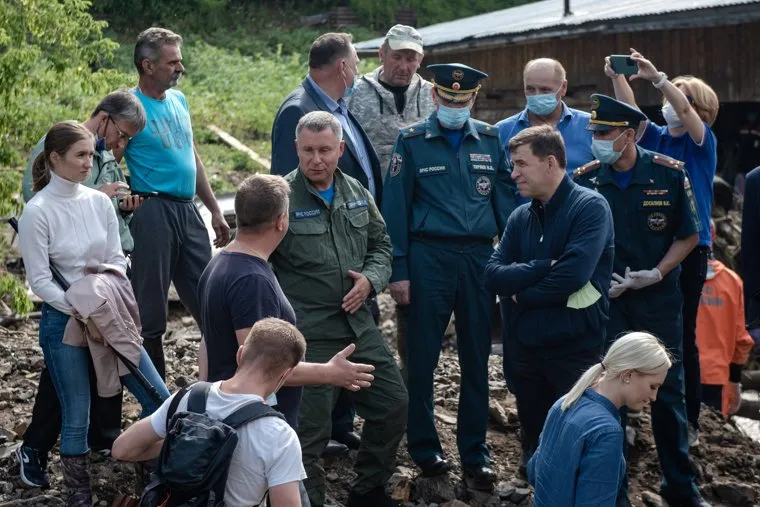 Визит Евгения Зиничева в Нижние Серги. Свердловская область