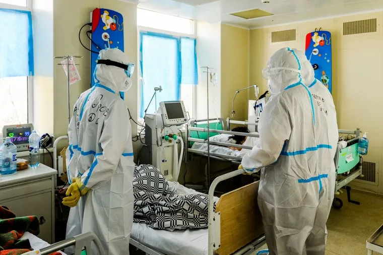 Ковидный госпиталь и родильный дом Областной больницы №2. Челябинск