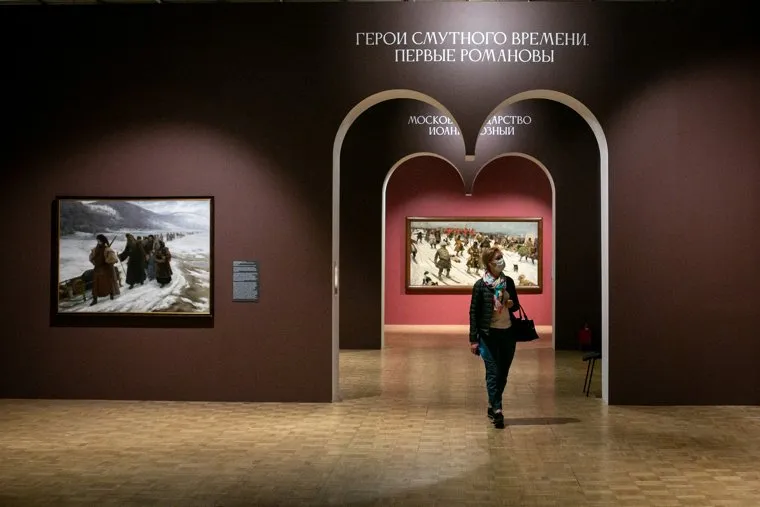 Пресс-показ выставки "История глазами художника". Москва
