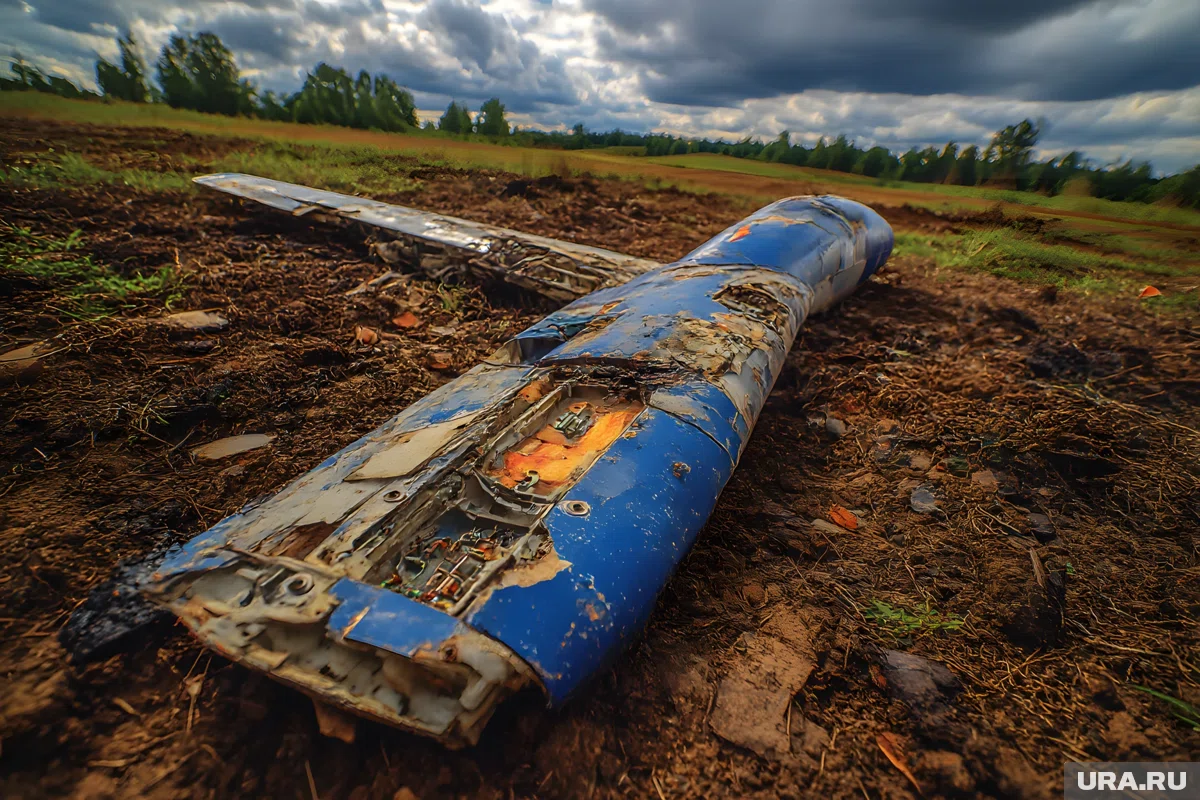 Обломки БПЛА упали в нескольких районах Рязани