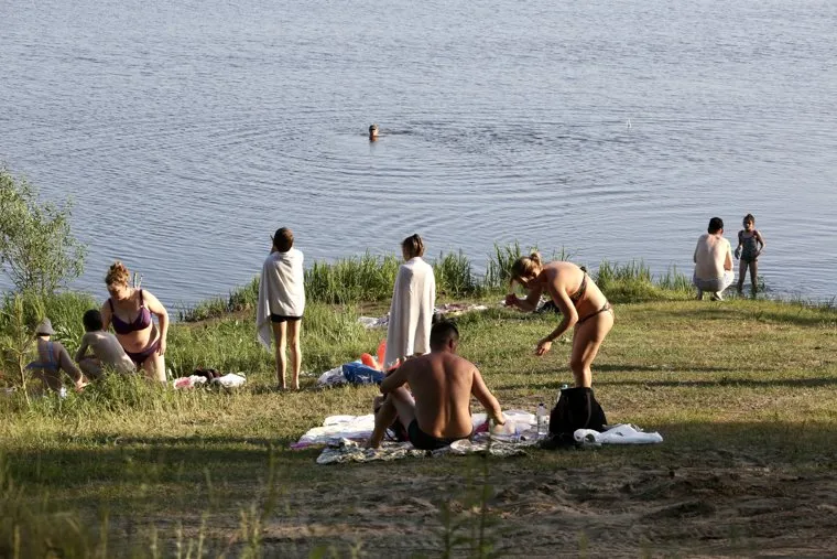 Озеро Нижнее Кривое. Тюмень 