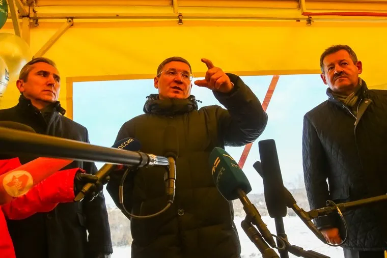 Открытие мостов. Тюмень, мост