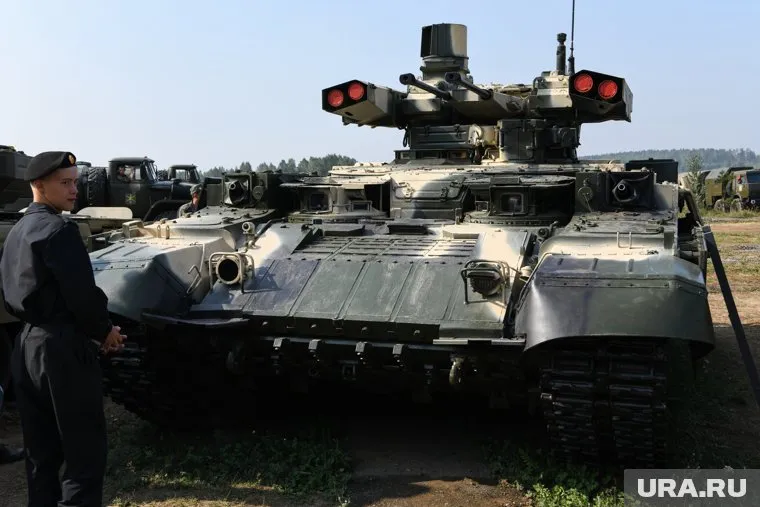 «Терминаторы» участвуют в в спецоперации на Украине вместе с танковыми взводами