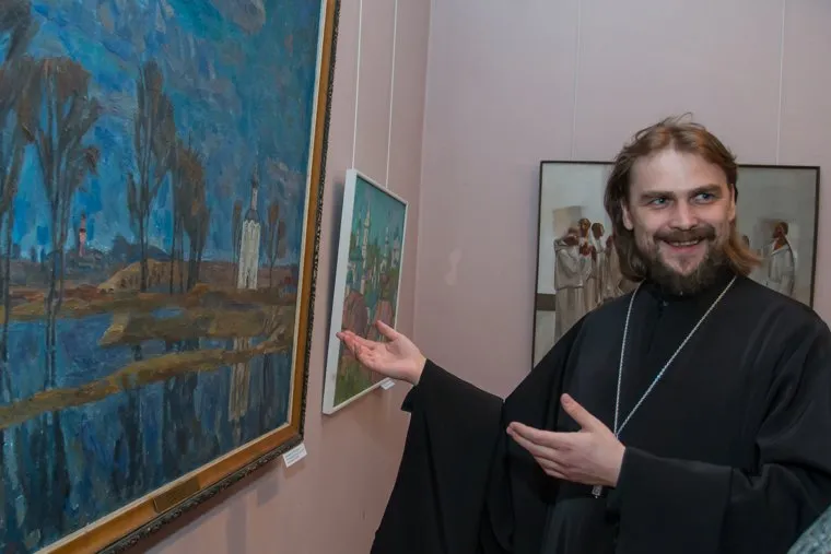 Выставка "Святыни России" в Кургане, художественный музей, выставка святыни россии, иеромонах тихон тихомиров
