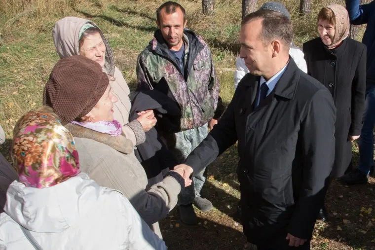 Визит врио губернатора Курганской области Шумкова Вадима в п. Варгаши (необраб)