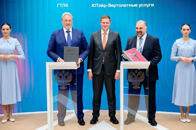 Полученные по соглашению вертолеты произведены холдингом "Вертолеты России"