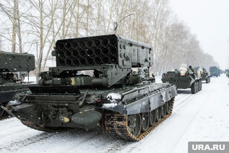 ТОС-1А «Солнцепек» использует термобарические боеприпасы (архивное фото)