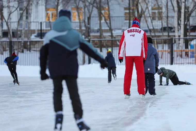 Открытие катка Юность. Екатеринбург