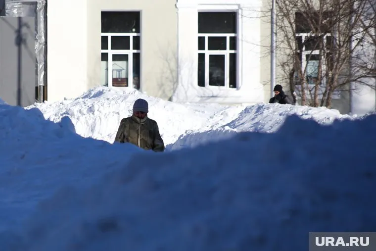 ОНФ нашел места в ХМАО, где снег не чистили больше месяца