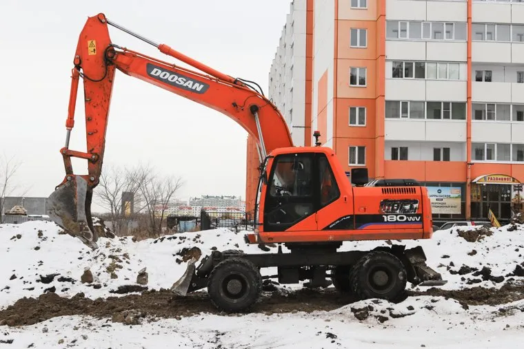 Ремонтные работы на ул. Мальцева. Курган