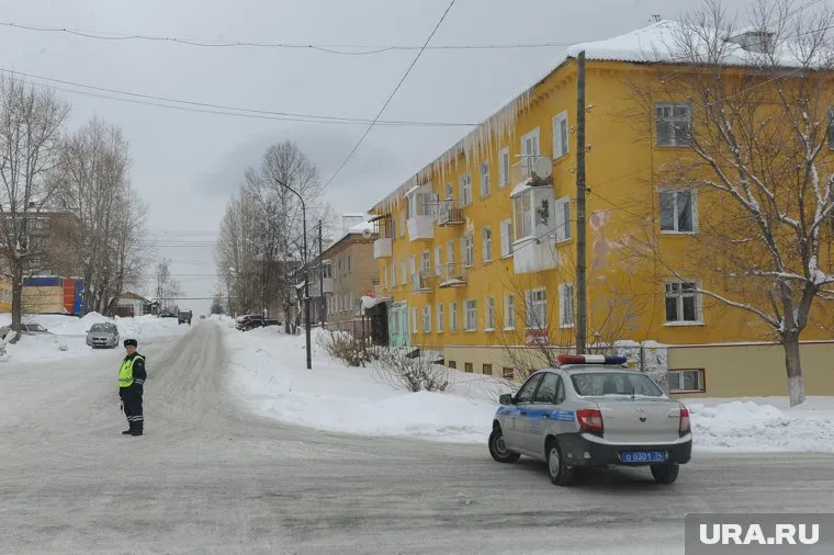 Проезжающие мимо сотрудники ДПС остановились, чтобы помочь (архивное фото)