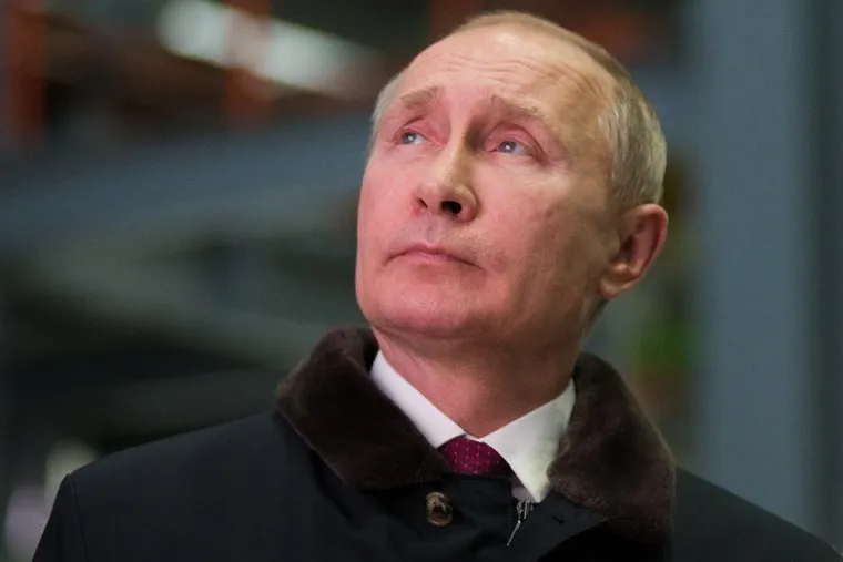 Визит Президента Российской Федерации Владимира Путина на ТЭС Маяковская. Город Гусев, Калининградская область, путин владимир