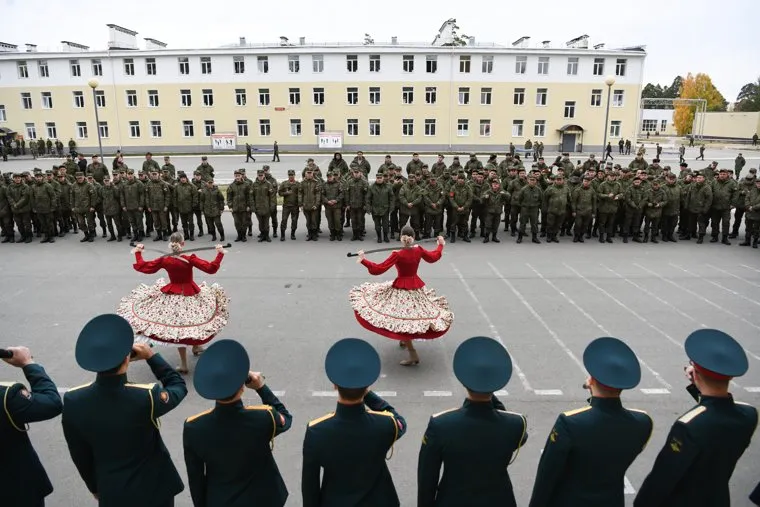 Концерт для мобилизованных в 32-м военном городке. Екатеринбург