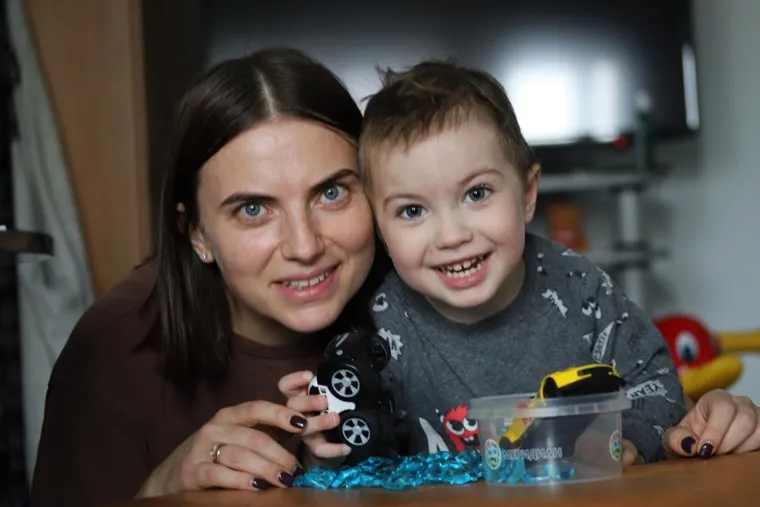 Хнаева Светлана с сыном. Курган