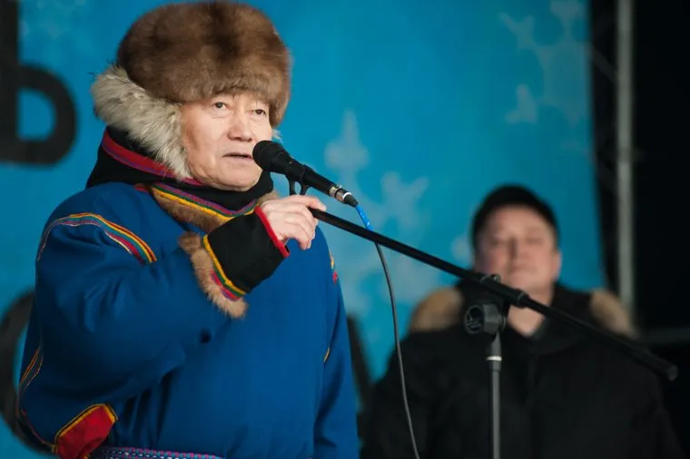 XXII Открытые традиционные соревнования оленеводов на Кубок Губернатора Ямало-Ненецкого автономного округа. Надым, день оленевода, хороля дмитрий