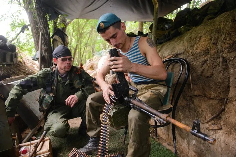 Окопы подразделения "Пятнашка" на передовой. Марьинка