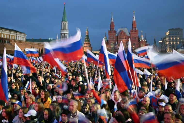 В сентябре 2022 года с Россией воссоединились четыре региона, жители почти единогласно проголосовали за
