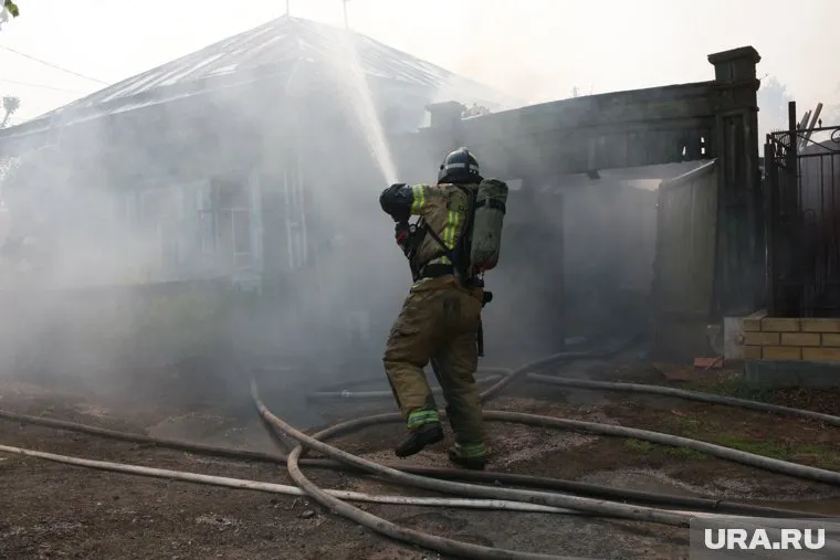 В сгоревших надворных постройках находился домашний скот (архивное фото)