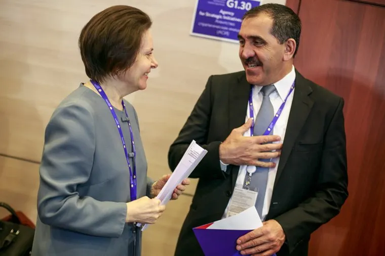 Санкт-Петербургский международный экономический форум. Второй день. Санкт-Петербург, евкуров юнус-бек, комарова наталья