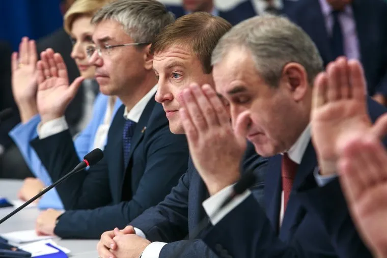 Заседание Генерального совета Единой России. Москва, турчак андрей