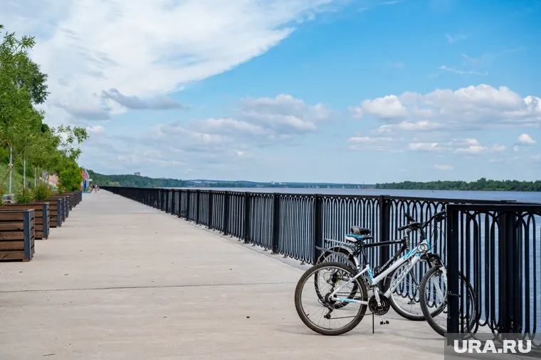 Набережная - один из любимых маршрутов пермских велосипедистов