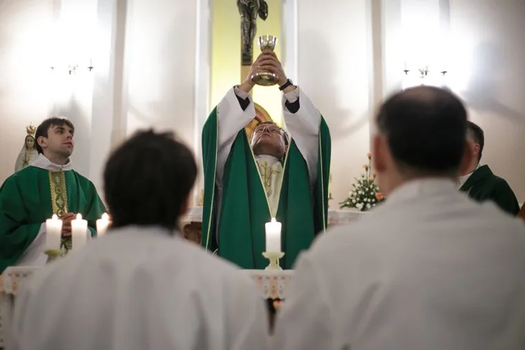 Визит Архиепископа Павла по случаю 25-летия возрождения деятельности прихода. Пермь, вера, католики, архиепископ павел