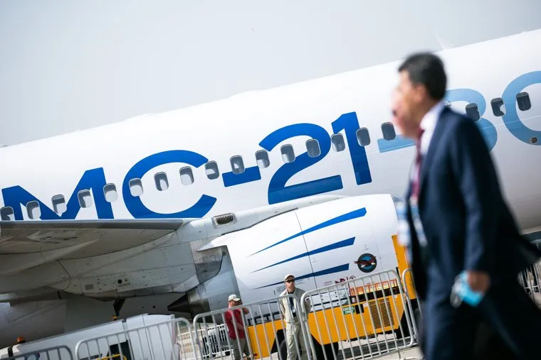 Первый день Московского авиакосмического салона МАКС-2021. Московская область, Жуковский