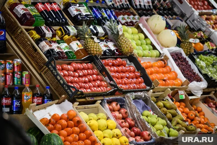Продуктовые ряды в торговом центре «Омега». Екатеринбург