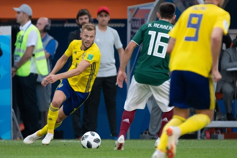 ЧМ-2018. 44 матч Чемпионата мира по футболу между сборными Швеции и Мексики. Екатеринбург