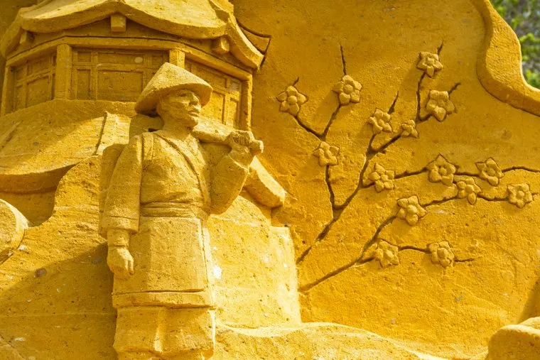 Скульптуры из песка. Челябинск